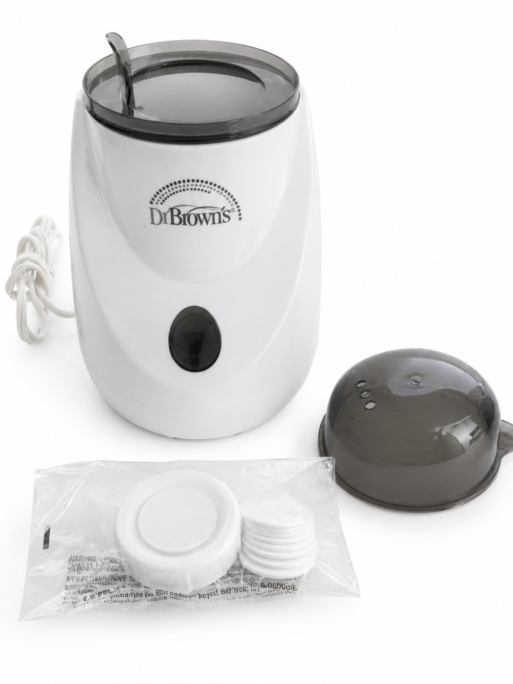 Dr. Browns Deluxe Bottle Warmer & Sterilizer With Accessories Model AC184 White